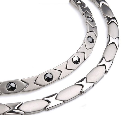 **COI Titanium Necklace With Steel Clasp(Length: 19.68 inches)-00039AA