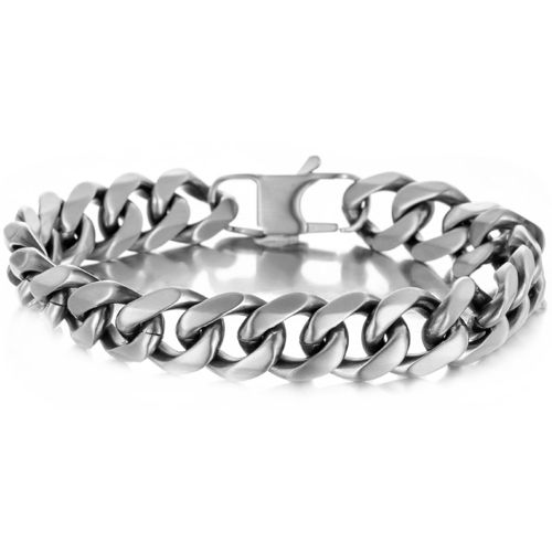 ***COI Titanium Bracelet With Steel Clasp(Length: 8.66 inches)-00097AA