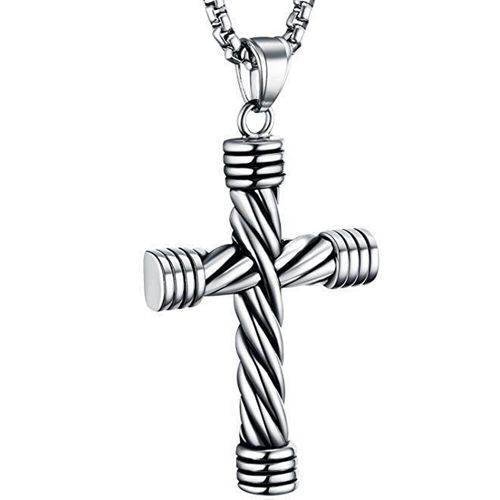 ***COI Titanium Cross Pendant-00139AA