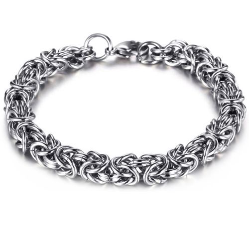 ***COI Titanium Bracelet With Steel Clasp(Length: 9.06 inches)-00140AA