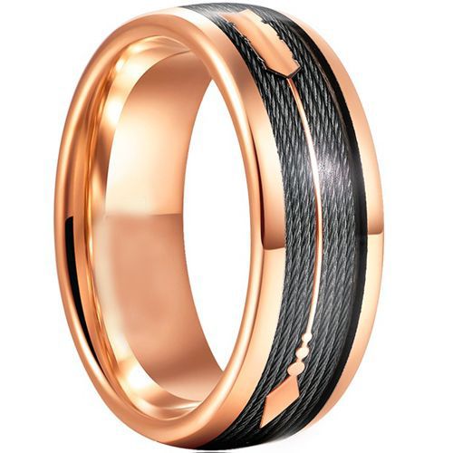 ***COI Rose Titanium Arrows Ring With Wire-00388AA