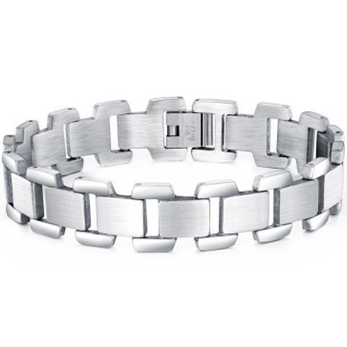 ***COI Titanium Bracelet With Steel Clasp(Length: 8.27 inches)-00465AA