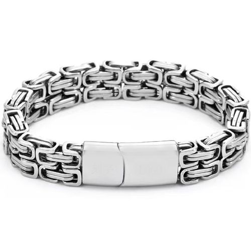 ***COI Titanium Bracelet With Steel Clasp(Length: 8.86 inches)-00585AA
