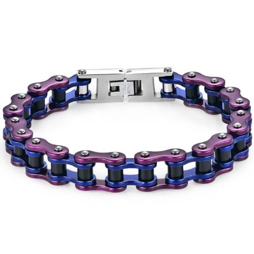 ***COI Titanium Ceramic Bracelet With Steel Clasp(Length: 9.06 inches)-01164AA