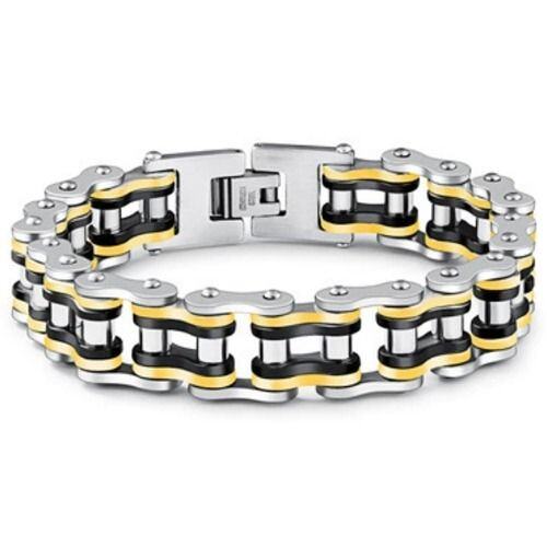 ***COI Titanium Black Silver Ceramic Bracelet With Steel Clasp(Length: 8.27 inches)-01575AA