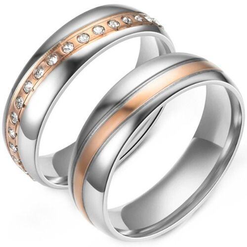 ***COI Titanium Rose Silver Ring With/Without Cubic Zirconia-01584AA