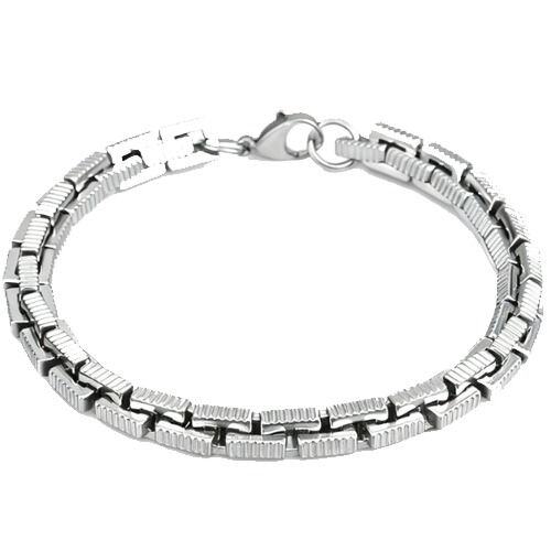 ***COI Titanium Bracelet With Steel Clasp(Length: 8.66 inches)-01611AA