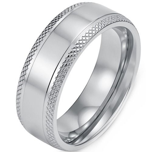 ****COI Titanium Black/Gold Tone/Silver Ring-02218AA