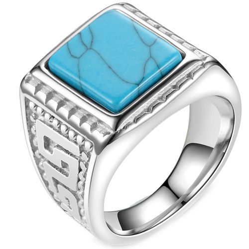 **COI Titanium Turquoise Ring-7353AA