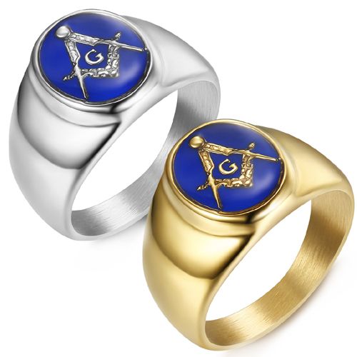 Titanium masonic rings outlet
