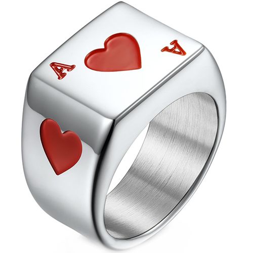 **COI Titanium Aces of Heart Ring-8455