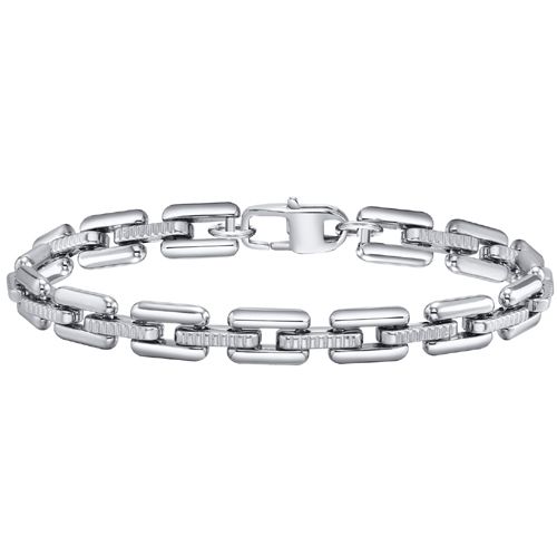 **COI Titanium Bracelet With Steel Clasp(Length: 8.27 inches)-9959AA