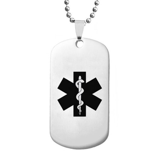 **COI Titanium Medical Alert Tag Pendant-9970AA