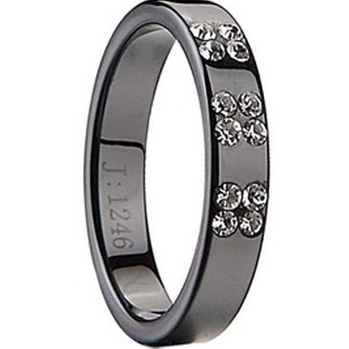 COI Black Tungsten Carbide Ring-TG2042(US3)