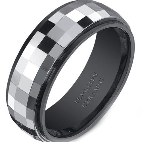 COI Tungsten Carbide Ring - TG2567(Size:US9)