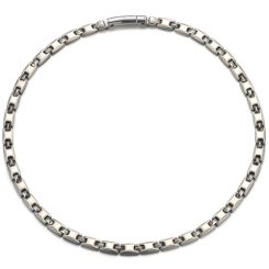 **COI Titanium Necklace With Steel Clasp(Length: 20.7 inches)-00035AA