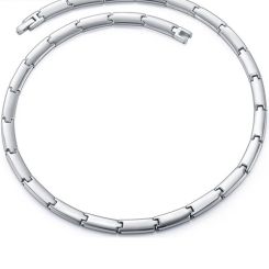 **COI Titanium Necklace With Steel Clasp(Length: 19.7 inches)-00036AA
