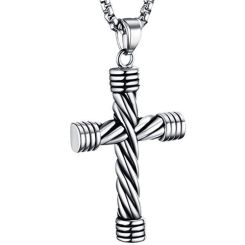 ***COI Titanium Cross Pendant-00139AA