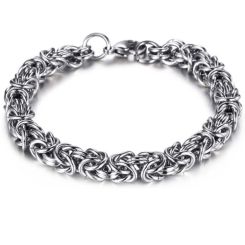 ***COI Titanium Bracelet With Steel Clasp(Length: 9.06 inches)-00140AA