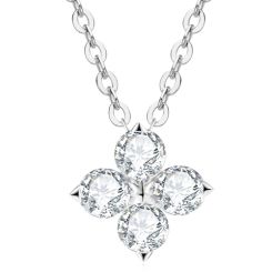 ***COI Sterling Silver 925 Pendant With Moissanite-00373AA