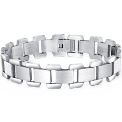 ***COI Titanium Bracelet With Steel Clasp(Length: 8.27 inches)-00465AA