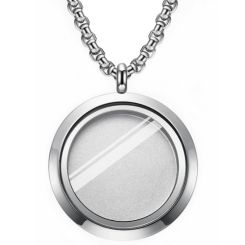 ***COI Titanium Cremation Pendant For Ashes of Pets and People-00628AA