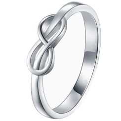 ***COI Titanium Infinity Ring-00673AA