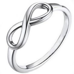 ***COI Titanium Infinity Ring-00674AA