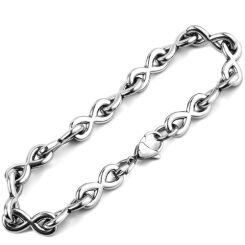 ***COI Titanium Infinity Bracelet With Steel Clasp(Length: 8.66 inches)-01594AA