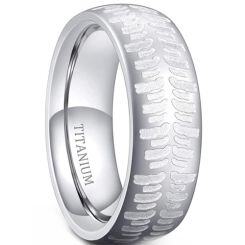 ***COI Titanium Tire Tread Ring-01964AA