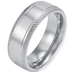 ****COI Titanium Black/Gold Tone/Silver Ring-02218AA