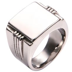 **COI Titanium Signet Ring-8045