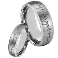 *COI Titanium Lord The Rings Ring Power Beveled Edges Ring-853