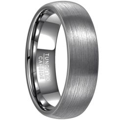 **COI Tungsten Carbide Satin Finished Matt Dome Court Ring-9303AA