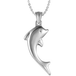 **COI Titanium Dolphin Pendant-9559AA