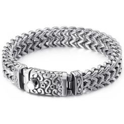 **COI Titanium Celtic Bracelet With Steel Clasp(Length: 8.66 inches)-9918AA