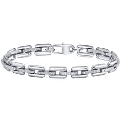 **COI Titanium Bracelet With Steel Clasp(Length: 8.27 inches)-9959AA