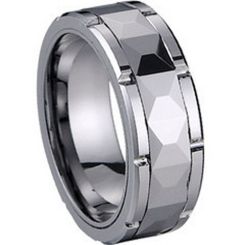 COI Tungsten Carbide Ring - TG1225(Size:US9/11.5)