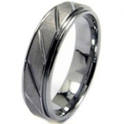 COI Tungsten Carbide Ring - TG1363(Size:US8.5)