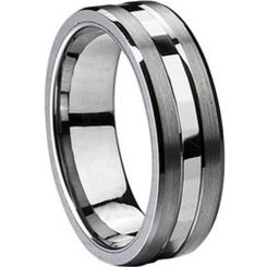COI Tungsten Carbide Ring - TG1850(Size:#US6)