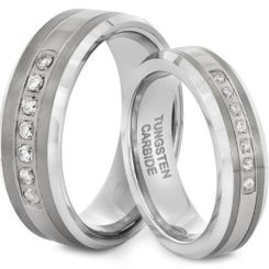 COI Tungsten Carbide Ring - TG2125(Size:US8.5)