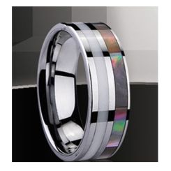 COI Tungsten Carbide Ring - TG2137(Size:#US6/7/8.5/11)