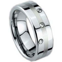 COI Tungsten Carbide Ring - TG795(Size:US7.5)