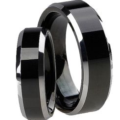 COI Tungsten Carbide Ring - TG876(Size:US6.5)