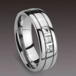 COI Tungsten Carbide Ring - TG892(Size:US11.5)