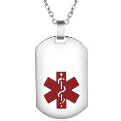 ***COI Titanium Medical Alert Pendant-00014AA