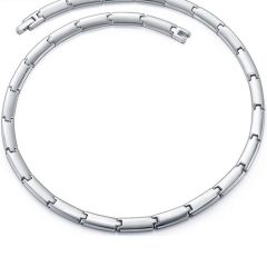 **COI Titanium Necklace With Steel Clasp(Length: 19.7 inches)-00036AA
