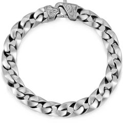***COI Titanium Bracelet With Steel Clasp(Length: 8.86 inches)-00166AA