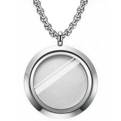 ***COI Titanium Cremation Pendant For Ashes of Pets and People-00628AA