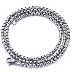 ***COI Titanium Necklace With Stainless Steel Clasp(Length: 19.68 inches)-01449AA